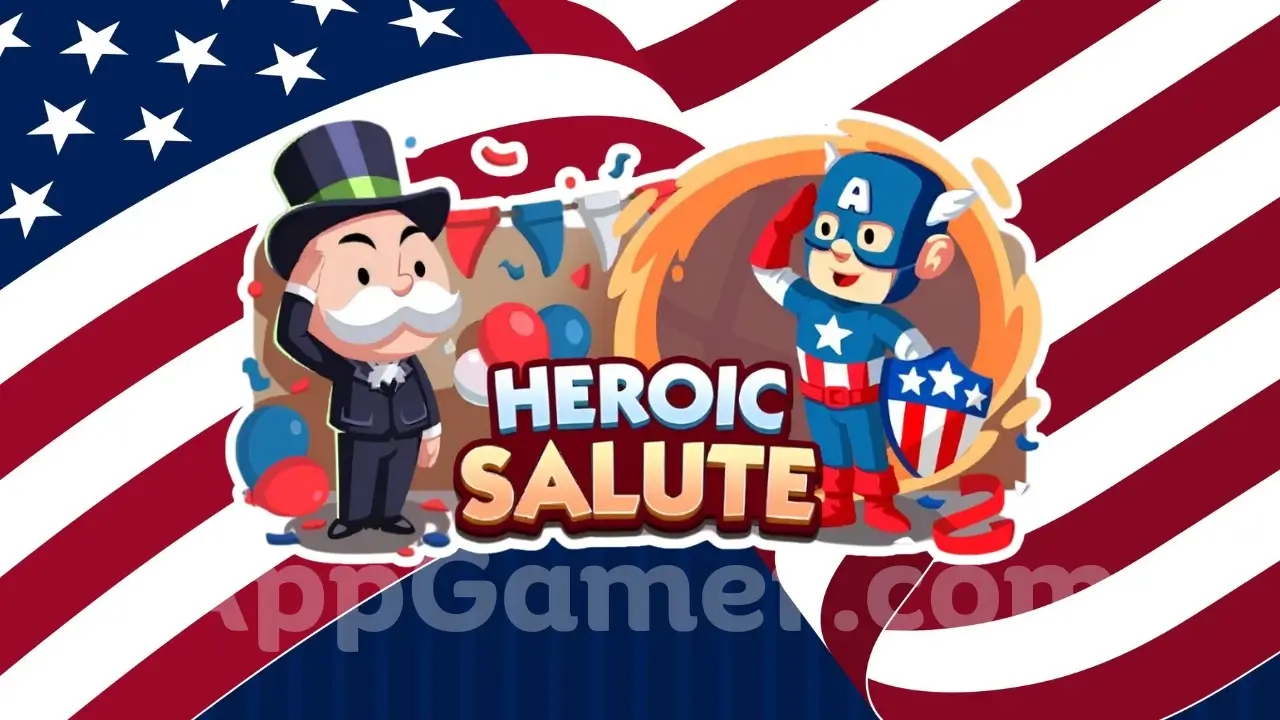 Get Different Monopoly Go Stickers in Heroic Salute Event