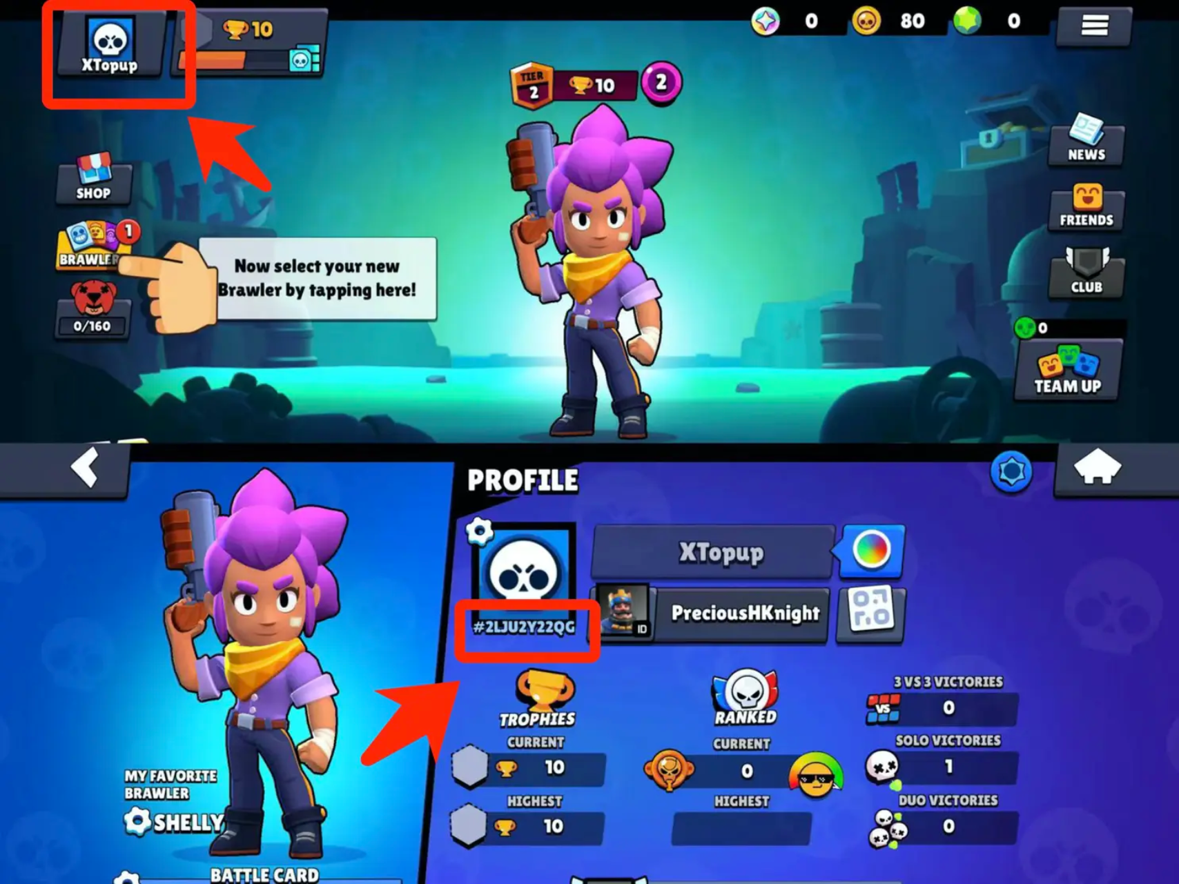 Brawl Stars Player Tag Image