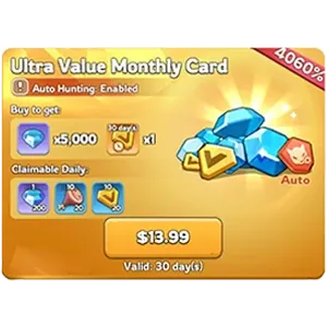 Ultra Value Monthly Card