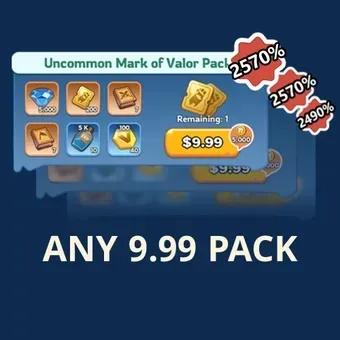 9.99 Packs standards