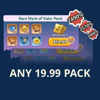 19.99 Packs standards