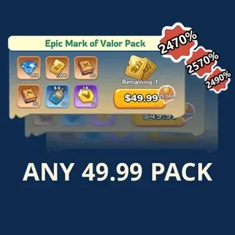 49.99 Packs standards